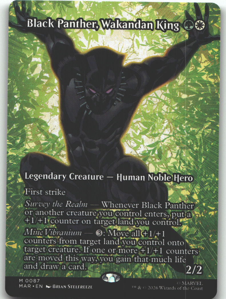 Black Panther, Wakandan King (Borderless)