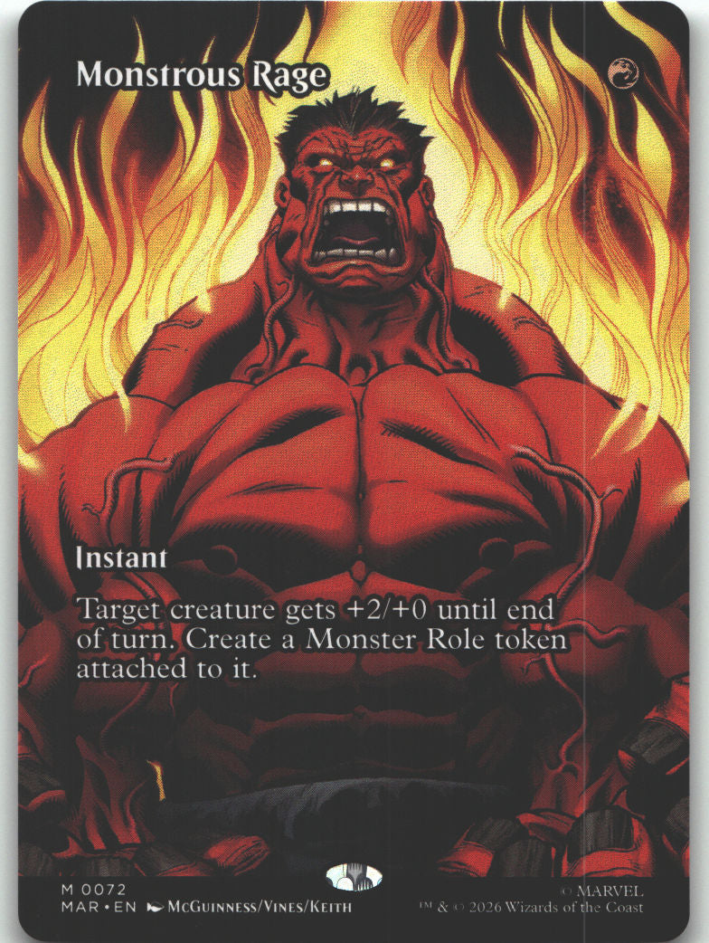 Monstrous Rage (Borderless)