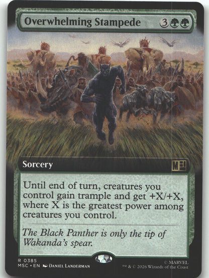 Overwhelming Stampede (Extended Art)