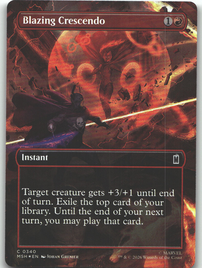 Blazing Crescendo (Borderless)