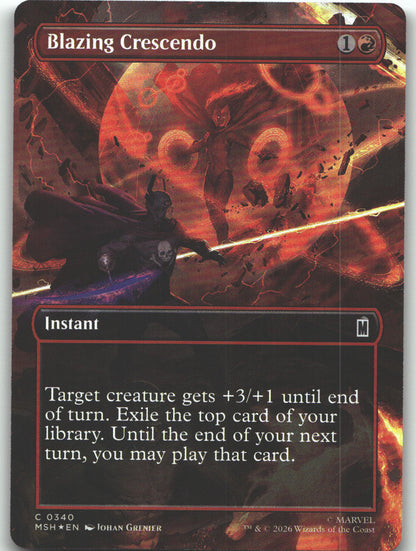 Blazing Crescendo (Borderless)