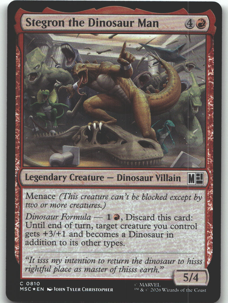 Stegron the Dinosaur Man