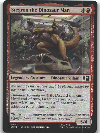 Stegron the Dinosaur Man
