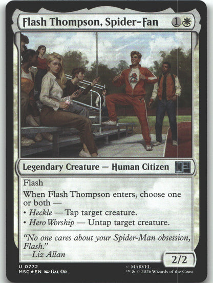 Flash Thompson, Spider-Fan