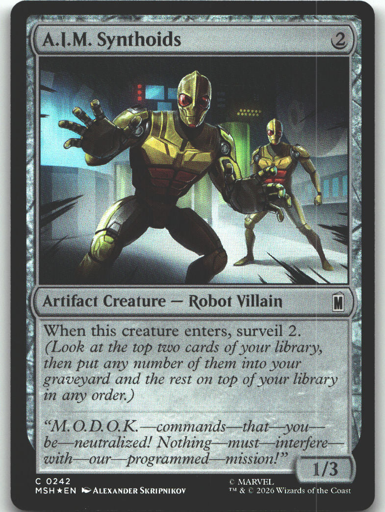 A.I.M. Synthoids
