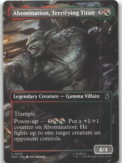 Abomination, Terrifying Titan (Borderless)