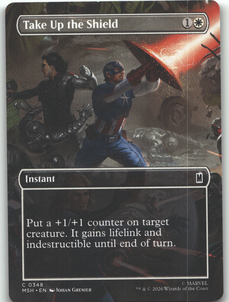 Take Up the Shield (Borderless)