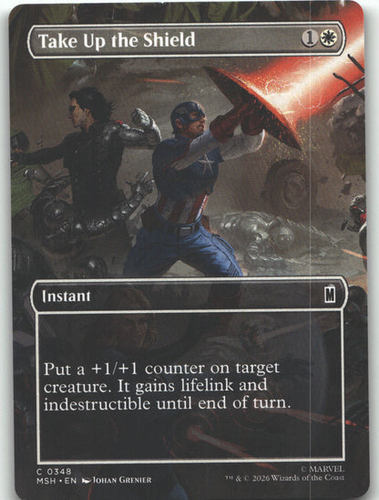 Take Up the Shield (Borderless)