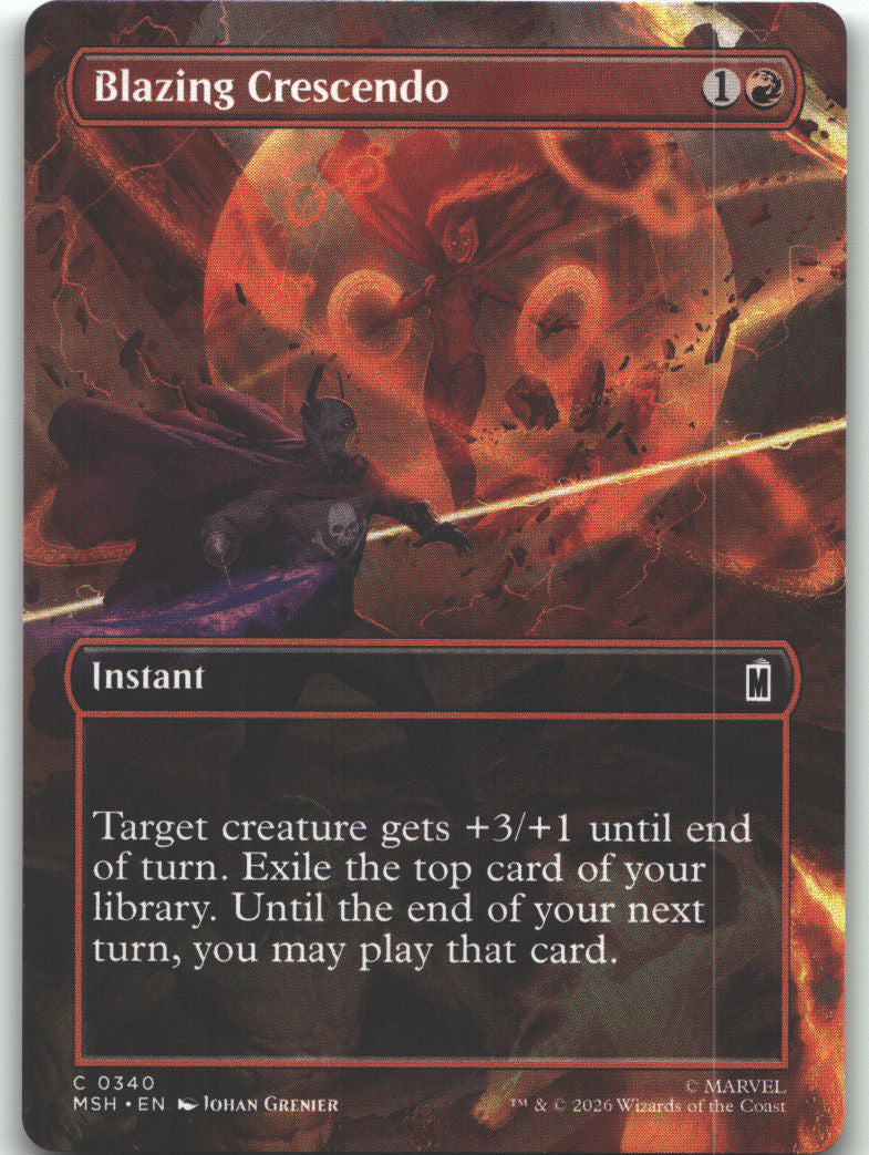 Blazing Crescendo (Borderless)