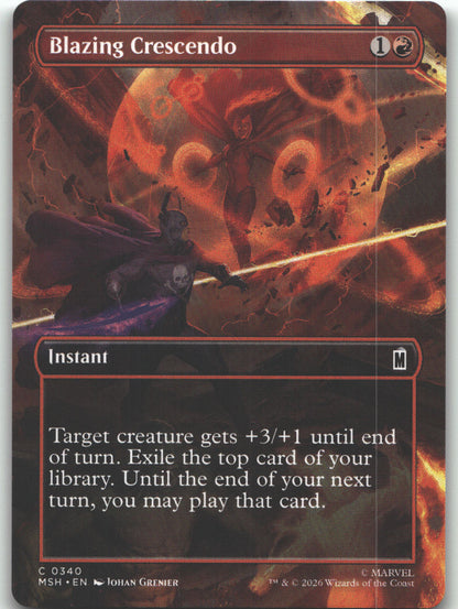Blazing Crescendo (Borderless)