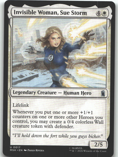 Invisible Woman, Sue Storm