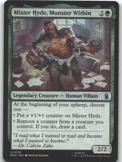 Mister Hyde, Monster Within