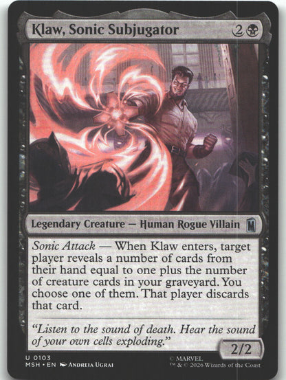 Klaw, Sonic Subjugator