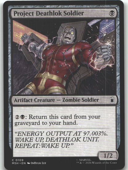 Project Deathlok Soldier