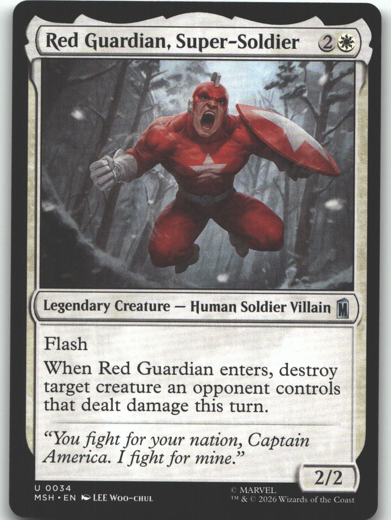 Red Guardian, Super-Soldier