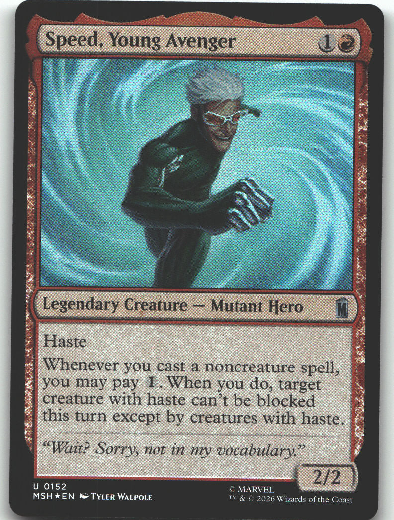 Speed, Young Avenger