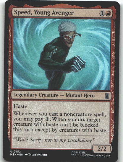 Speed, Young Avenger