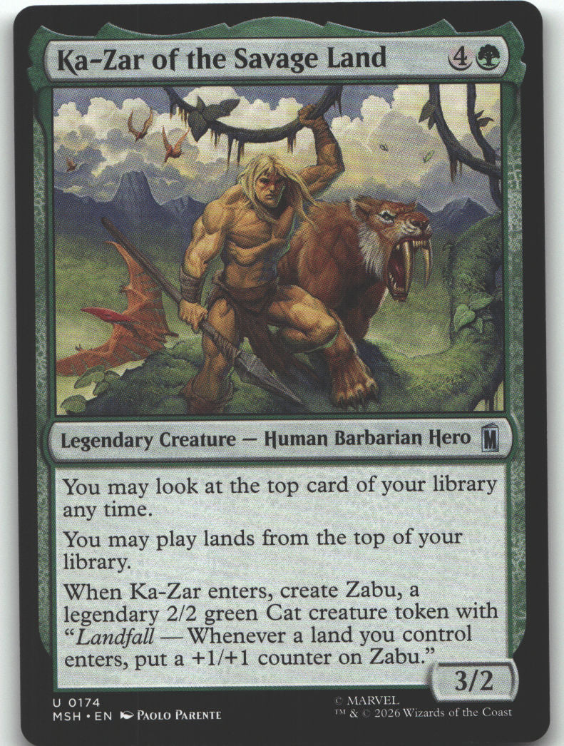 Ka-Zar of the Savage Land