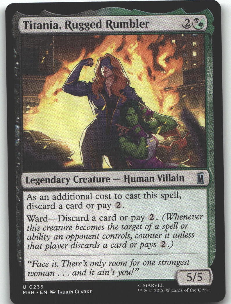 Titania, Rugged Rumbler