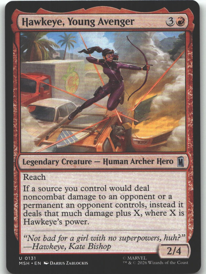 Hawkeye, Young Avenger