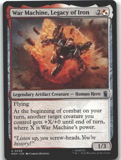 War Machine, Legacy of Iron
