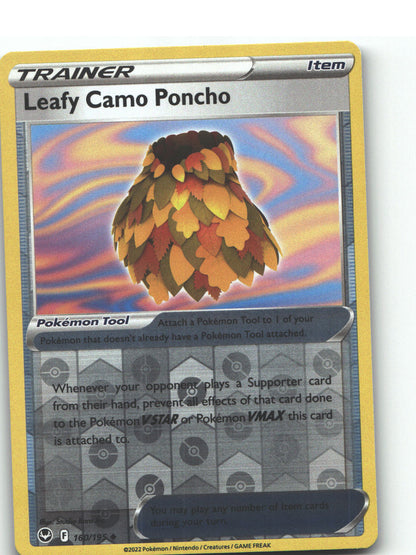 Leafy Camo Poncho