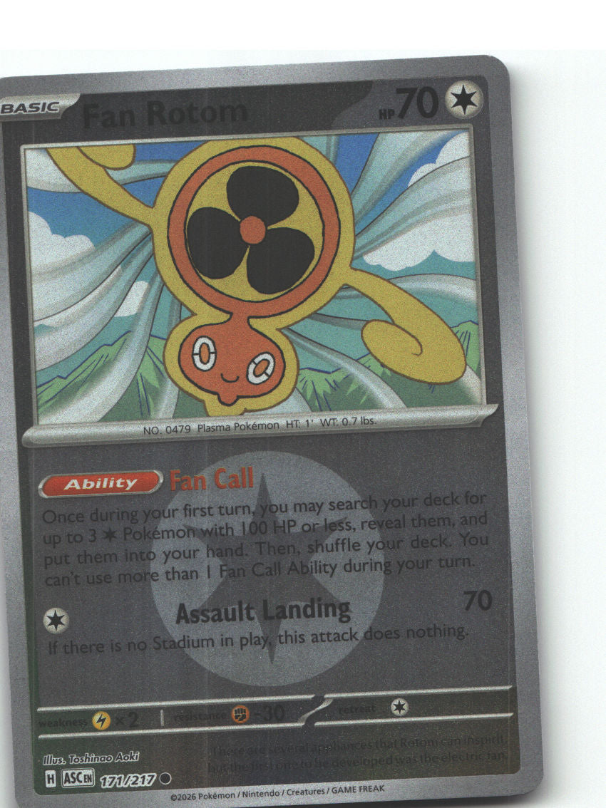 Fan Rotom - 171/217 (Energy Symbol Pattern)