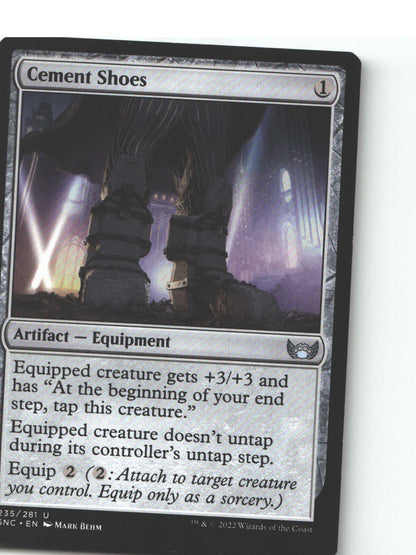 Cement Shoes