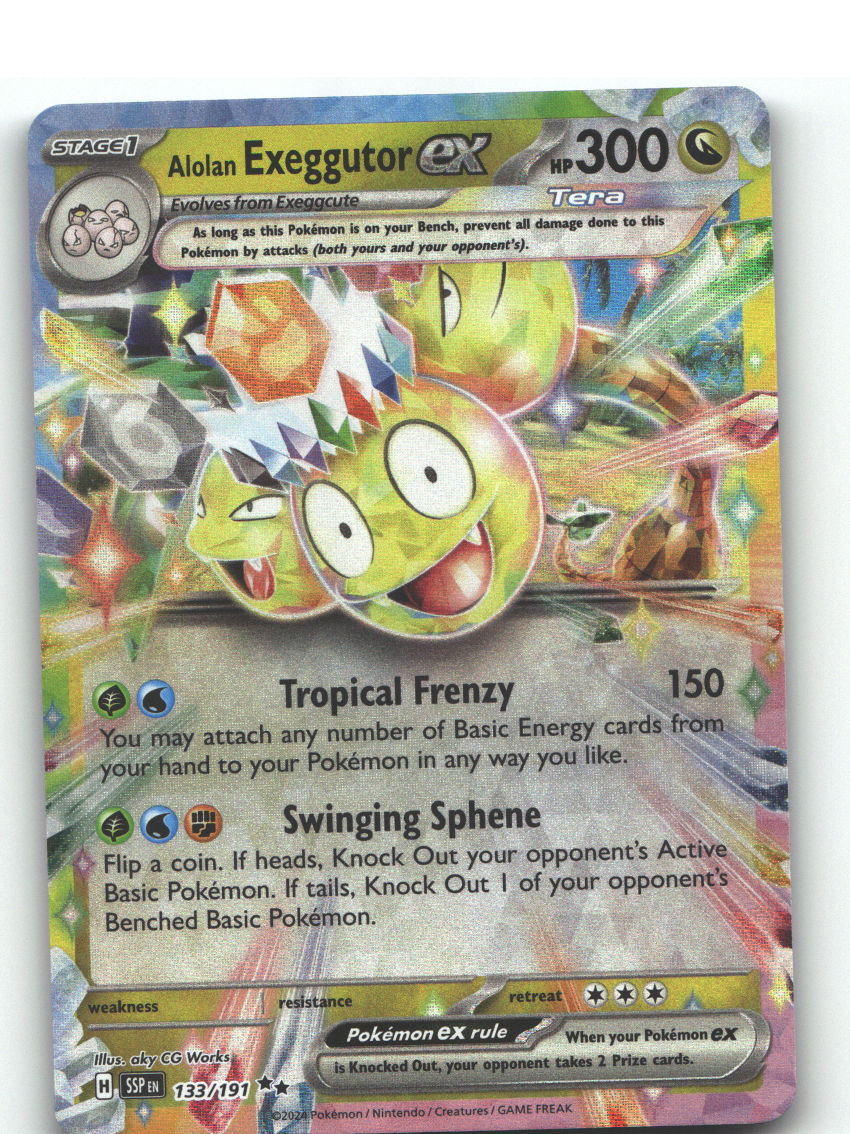 Alolan Exeggutor ex - 133/191