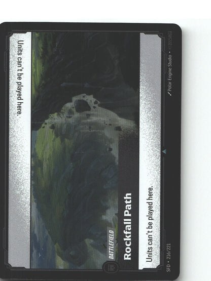 Rockfall Path