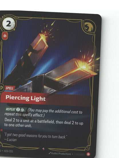 Piercing Light