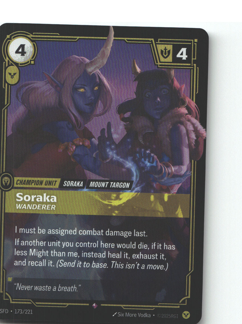 Soraka, Wanderer