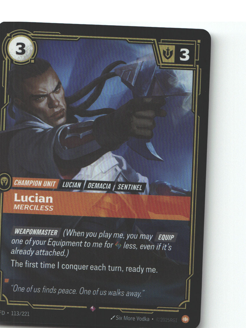 Lucian, Merciless