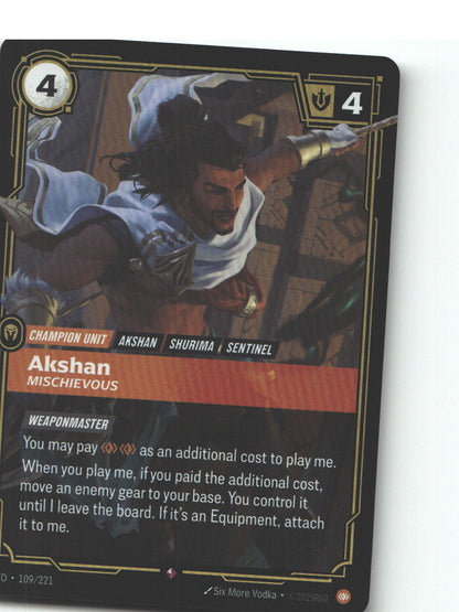 Akshan, Mischievous