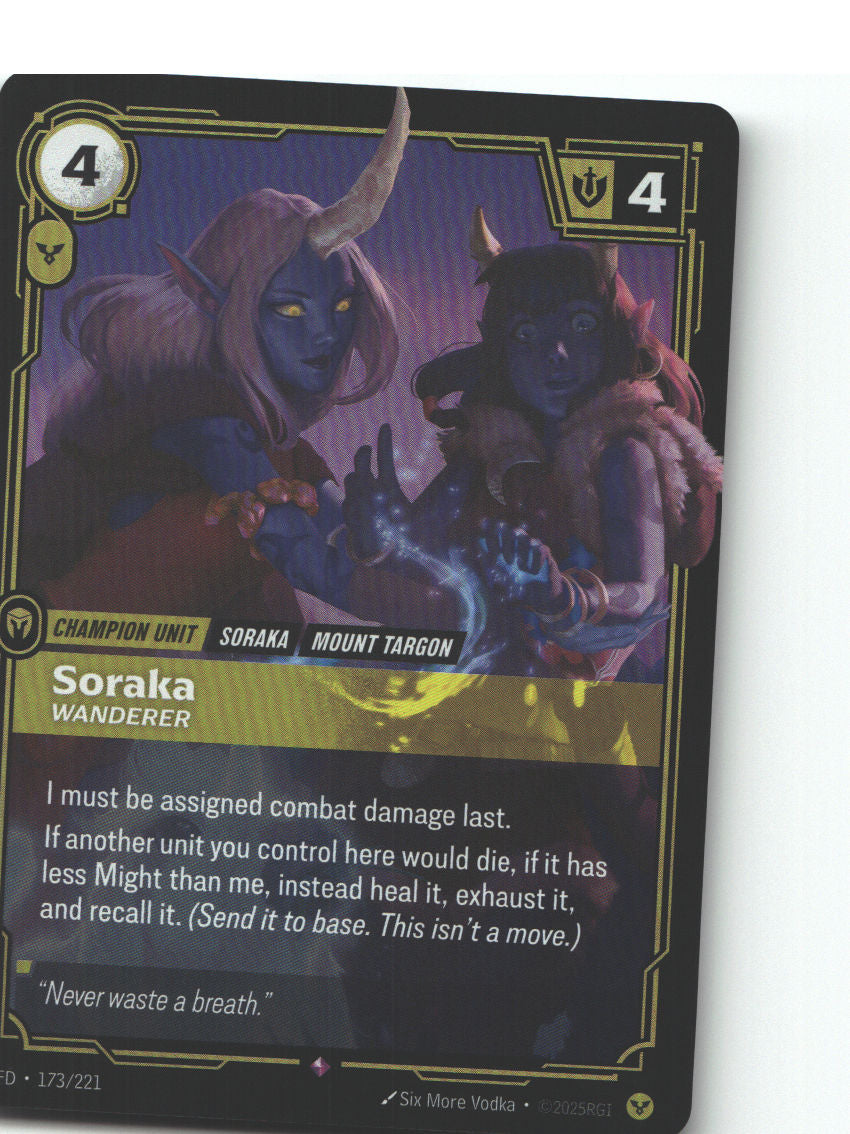 Soraka, Wanderer