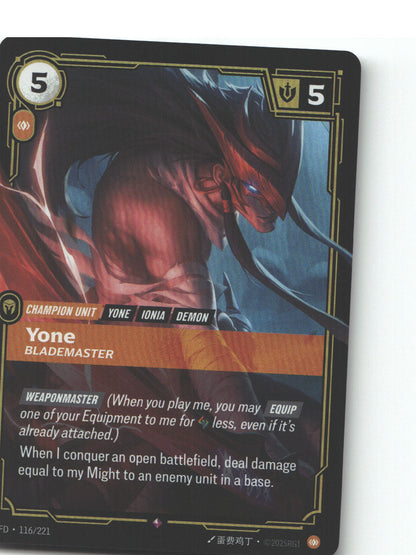 Yone, Blademaster