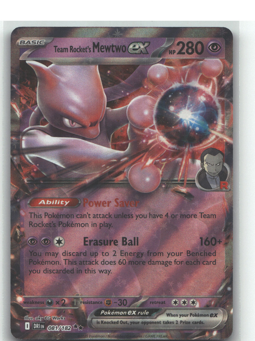 Team Rocket's Mewtwo ex - 081/182