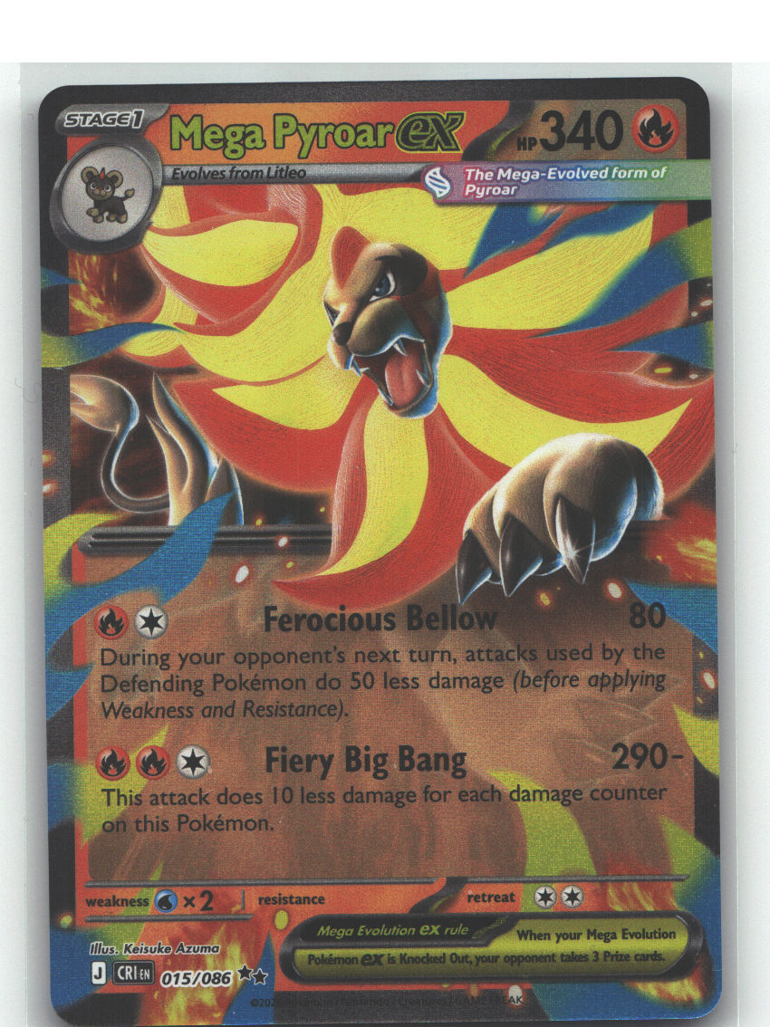Mega Pyroar ex - 015/086