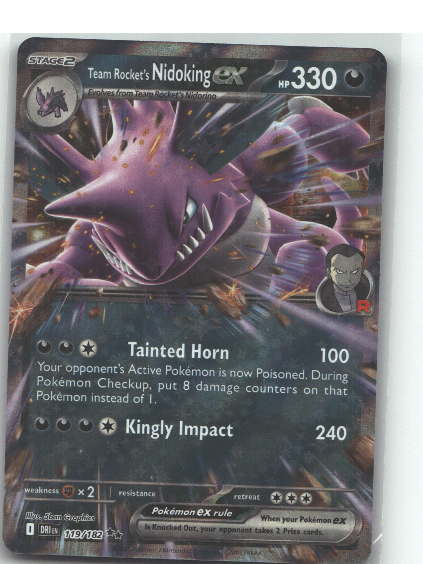 Team Rocket's Nidoking ex - 119/182