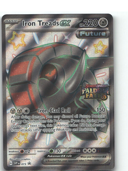 Iron Treads ex - 073 (Paldean Fates Stamped)