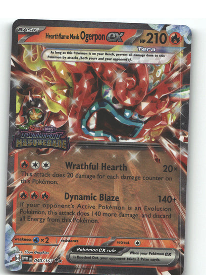Hearthflame Mask Ogerpon ex - 040/167