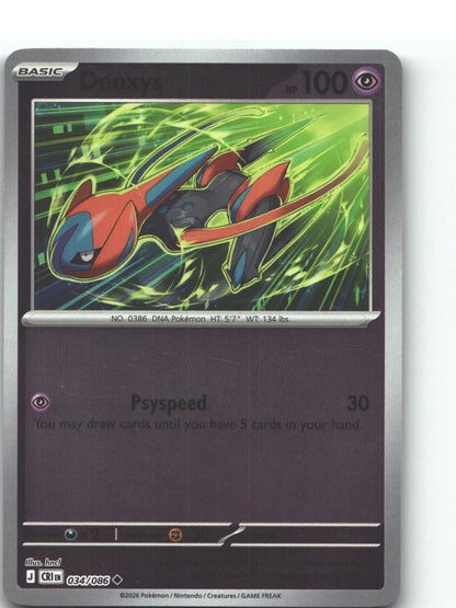 Deoxys - 034/086 | Near Mint / English / Reverse Holofoil