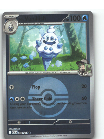N's Vanillish (Poke Ball)