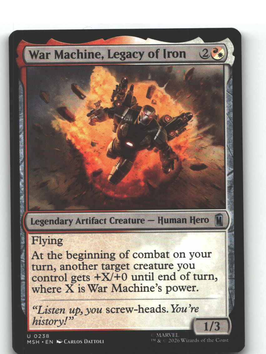 War Machine, Legacy of Iron