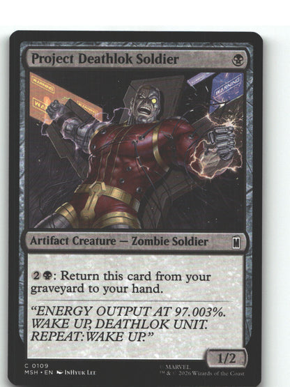 Project Deathlok Soldier