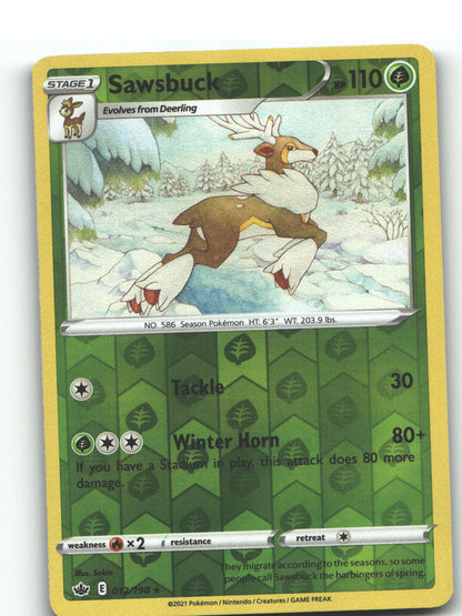 Sawsbuck | Lightly Played / English / Reverse Holofoil