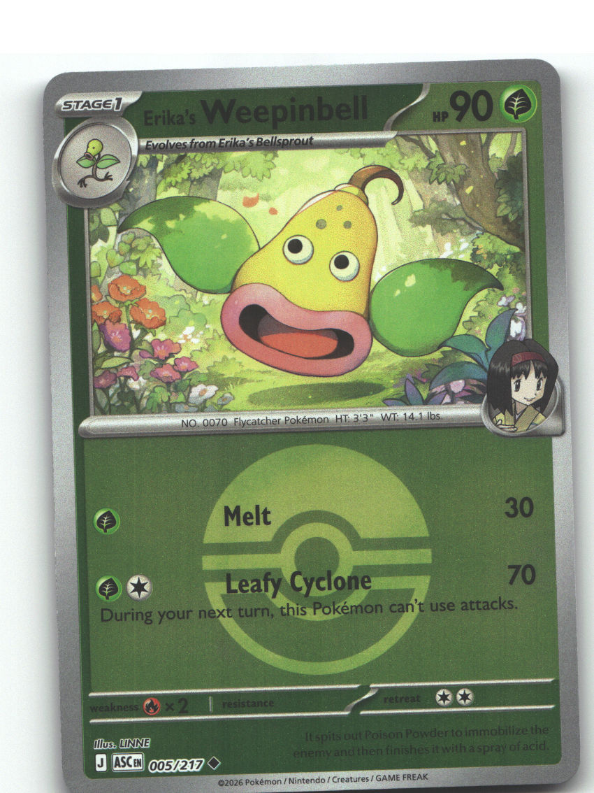 Erika's Weepinbell (Poke Ball)