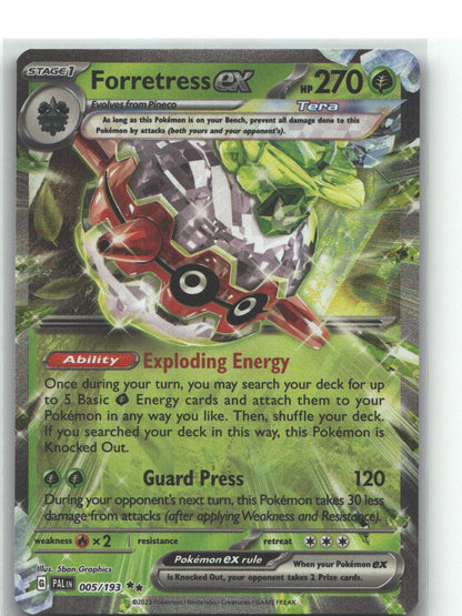Forretress ex - 005/193 | Near Mint / English / Holofoil
