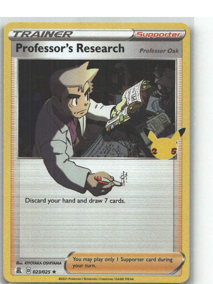 Professor's Research [Professor Oak]