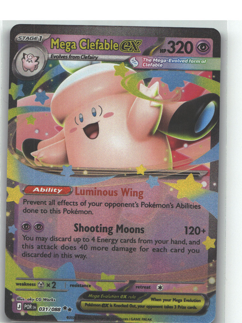 Mega Clefable ex - 031/088